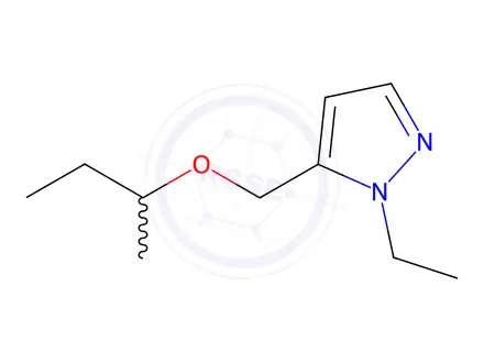 Chemical structure of 5-(sec-butoxymethyl)-1-ethyl-1H-pyrazole