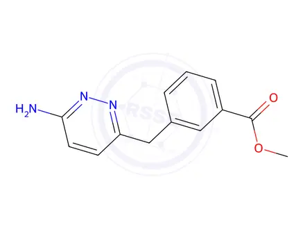 Chemical structure of Methyl 3-((6-aminopyridazin-3-yl)methyl)benzoate
