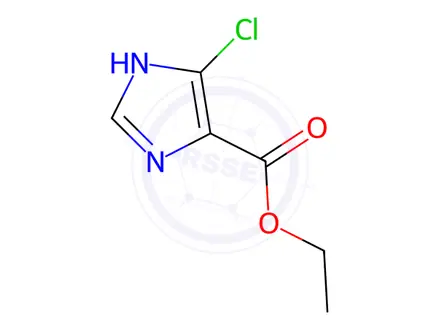 Chemical structure of Ethyl 5-chloro-1H-imidazole-4-carboxylate