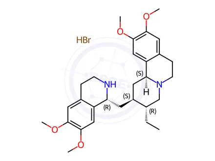Chemical structure of Emetine Hydrobromide