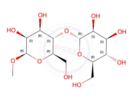 Chemical structure of methyl 4-O-(α-D-mannopyranosyl)-β-D-mannopyranoside
