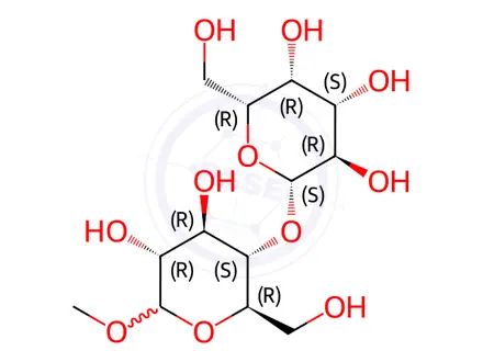 Chemical structure of 3-methyllactose