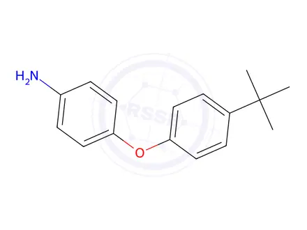 Chemical structure of 4-[4-(tert-Butyl)phenoxy]aniline Hydrochloride