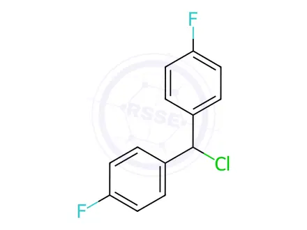 Chemical structure of Chlorobis-(4-fluorophenyl)methane
