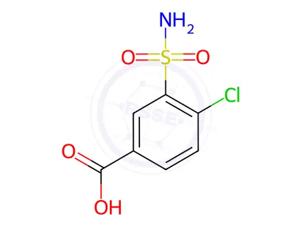 Chemical structure of Indapamide Impurity 90
