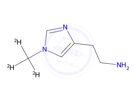 Chemical structure of 1-Methyl-d3-histamine 2HCl