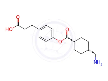 Chemical structure of CETRAXATE, HYDROCHLORIDE
