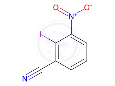 Chemical structure of 2-Iodo-3-nitrobenzonitrile
