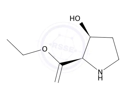 Chemical structure of Ethyl (2R,3S)-3-hydroxypyrrolidine-2-carboxylate