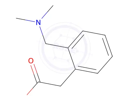 Chemical structure of 2-(2-((Dimethylamino)methyl)phenyl)acetic acid
