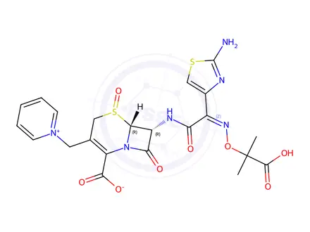 Chemical structure of Ceftazidime Oxide Impurity 2
