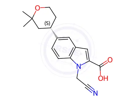 Chemical structure of Orforglipron Impurity 308