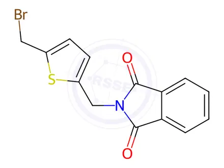 Chemical structure of 2-(Bromomethyl)-5-(phthalimidomethyl)thiophene