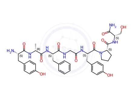 Chemical structure of Dermorphin