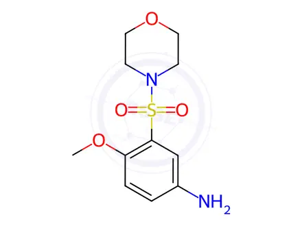 Chemical structure of 4-Methoxy-3-(morpholine-4-sulfonyl)-phenylamine