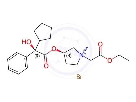 Chemical structure of Sofpironium Bromide