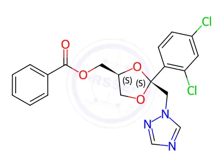 Chemical structure of Itraconazole Impurity 42