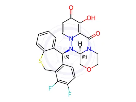 Chemical structure of Baloxavir