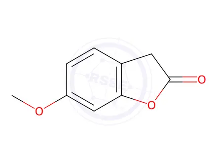 Chemical structure of 6-methoxybenzofuran-2(3H)-one