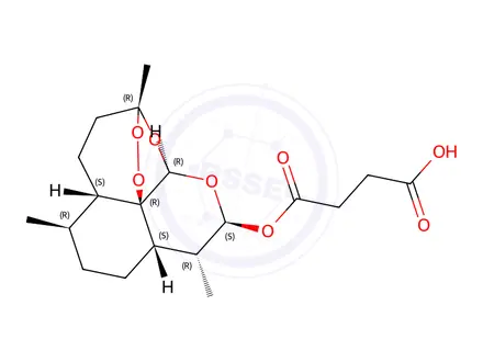 Chemical structure of Artesunate