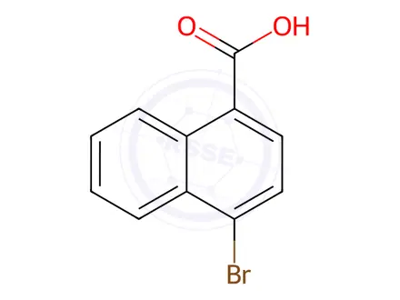 Chemical structure of 4-Bromo-1-naphthoic Acid