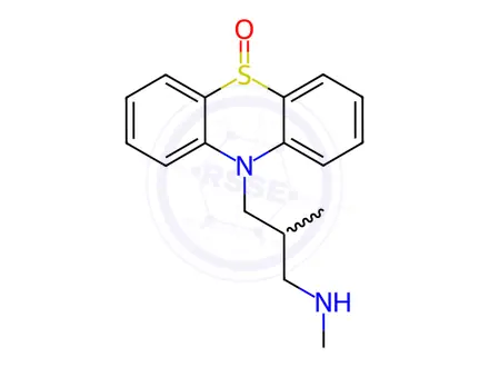 Chemical structure of N-Desmethyl Trimeprazine Sulfoxide