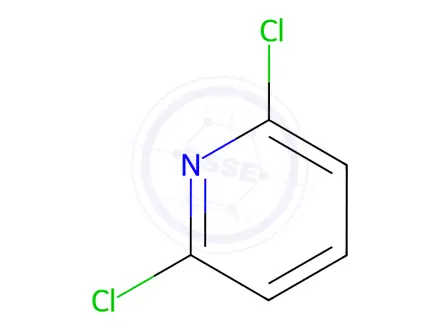 Chemical structure of 2,6-Dichloropyridine