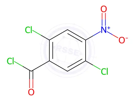 Chemical structure of 2,5-Dichloro-4-nitro-benzoyl Chloride