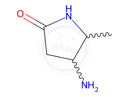 Chemical structure of 4-Amino-5-methylpyrrolidin-2-one