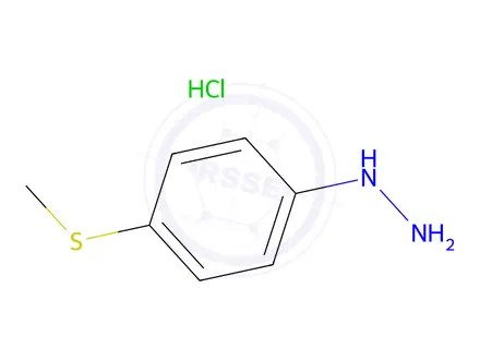 Chemical structure of (4-Methylsulfanylphenyl)hydrazine hydrochloride