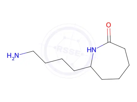 Chemical structure of 7-(4-Aminobutyl)hexahydro-2H-azepin-2-one