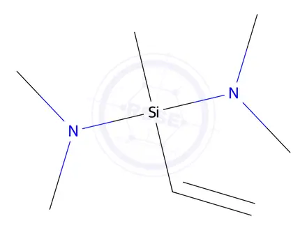 Chemical structure of BIS(DIMETHYLAMINO)METHYLVINYLSILANE