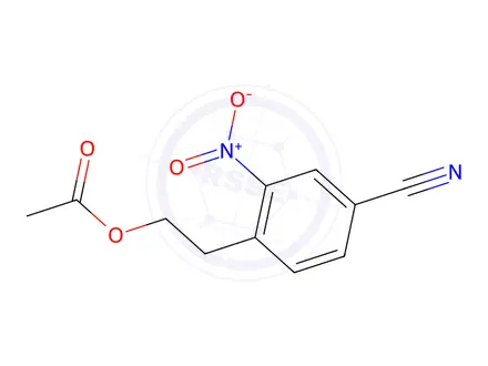 Chemical structure of 4-Cyano-2-nitrophenethyl acetate
