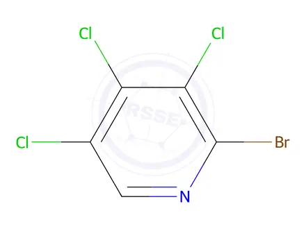 Chemical structure of 2-Bromo-3,4,5-trichloropyridine