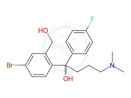 Chemical structure of 4-Descyano 4-Bromo Citadiol