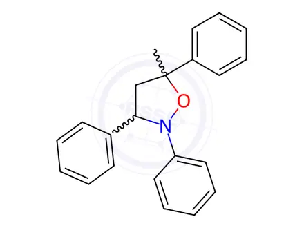Chemical structure of 5-Methyl-2,3,5-triphenylisoxazolidine