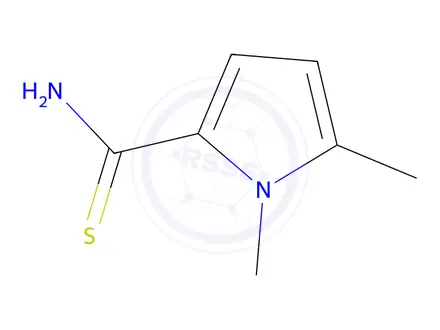 Chemical structure of 1,5-dimethyl-1H-pyrrole-2-carbothioamide