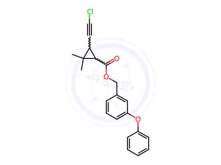 Chemical structure of Permethrin Related Compound G