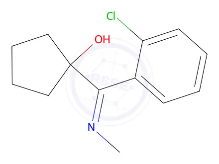 Chemical structure of Ketamine Related Compound A(Secondary Standards traceble to USP)