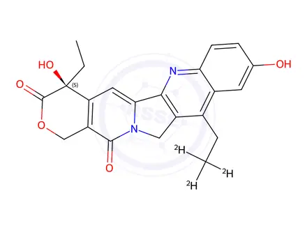 Chemical structure of Irinotecan Hydrochloride Impurity 15-d3 (Irinotecan Hydrochloride Trihydrate EP Impurity E-d3)