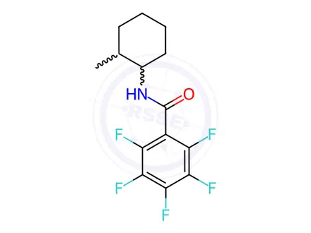 Chemical structure of N-(2-METHYLCYCLOHEXYL)-2,3,4,5,6-PENTAFLUOROBENZAMIDE