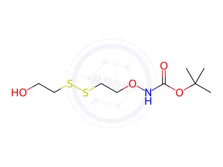 Chemical structure of Boc-aminooxy-ethyl-SS-propanol