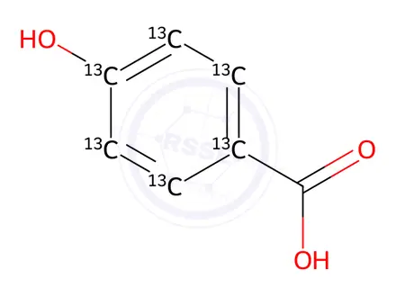 Chemical structure of Acetylsalicylic Acid Impurity 1-C13 (Acetylsalicylic Acid EP Impurity A)