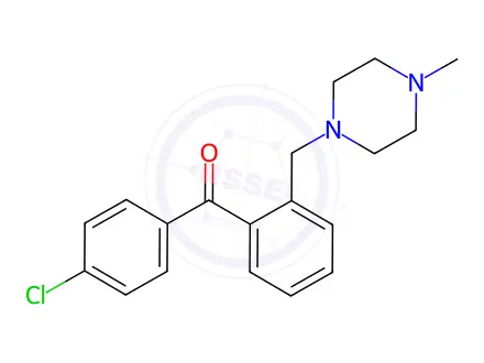 Chemical structure of (4-Chlorophenyl)(2-((4-methylpiperazin-1-yl)methyl)phenyl)methanone
