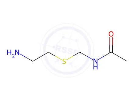 Chemical structure of N-[[(2-Aminoethyl)thio]methyl]acetamide