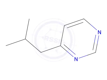 Chemical structure of 4-Isobutylpyrimidine