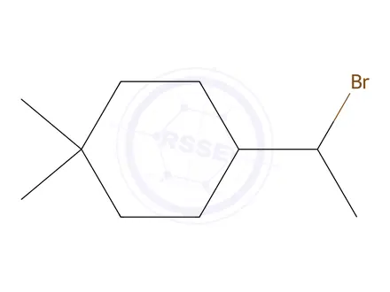 Chemical structure of 4-(1-bromoethyl)-1,1-dimethylcyclohexane
