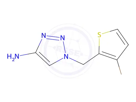 Chemical structure of 1-((3-Bromothiophen-2-yl)methyl)-1h-1,2,3-triazol-4-amine