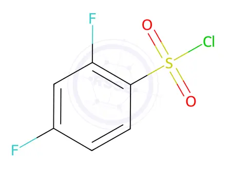 Chemical structure of 2,4-Difluorobenzenesulfonyl chloride