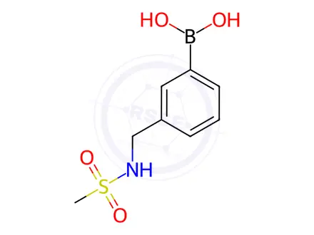 Chemical structure of (3-Methanesulfonylaminomethyl)phenylboronic acid